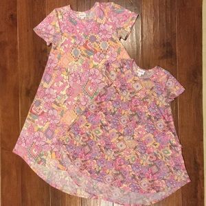 Lularoe Mommy (Carly - XS) and Me (Scarlett - 8)
